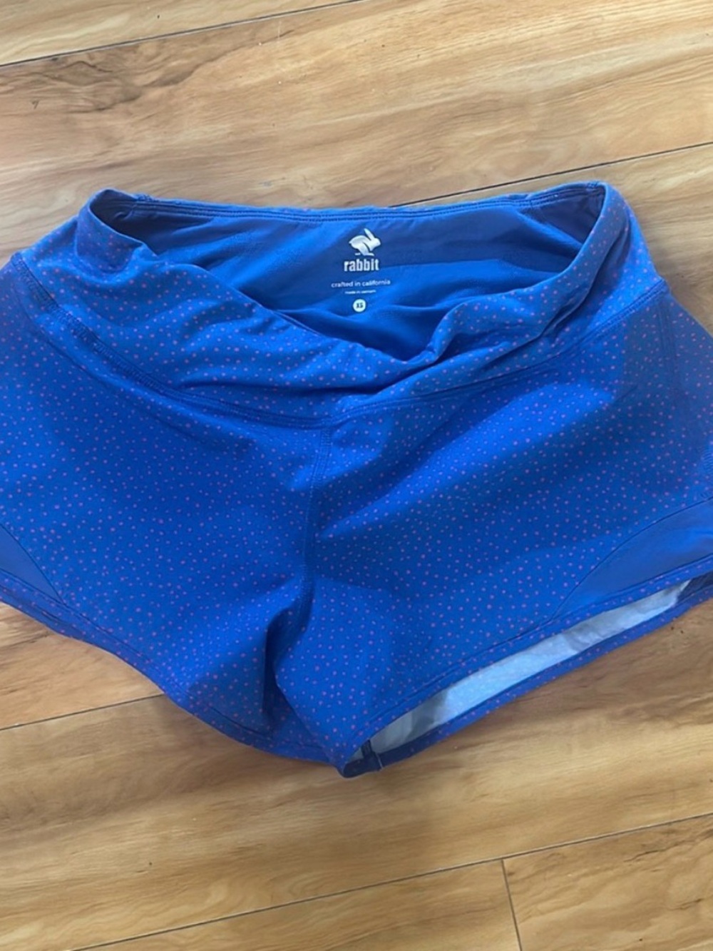 Rabbit Women's Blue Athletic Running Shorts